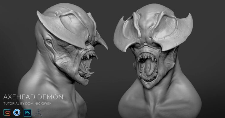 Axehead Demon Tutorial by Dominic Qwek