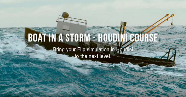 Boat in a Storm – Houdini Course (Section 1-9)