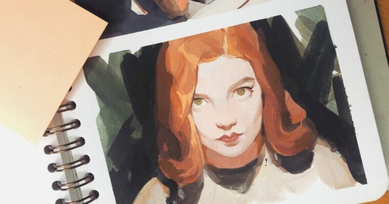 Capture Human Nature with Pencil & Gouache by Asmahan Ajab