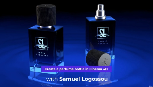 Create a perfume bottle in Cinema 4D < Premium Courses Online