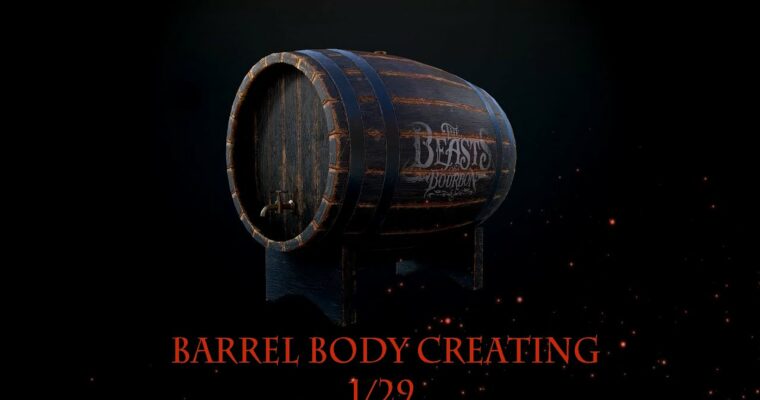 Creating an old barrel in Blender