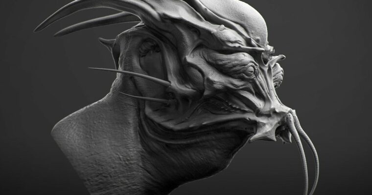 Creature Concepting in 3D by Dominic Qwek