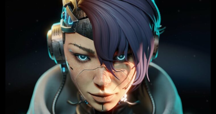 Cyberpunk Style Girl Blender modeling – Full videos & blend file by FlyCat (1-20)