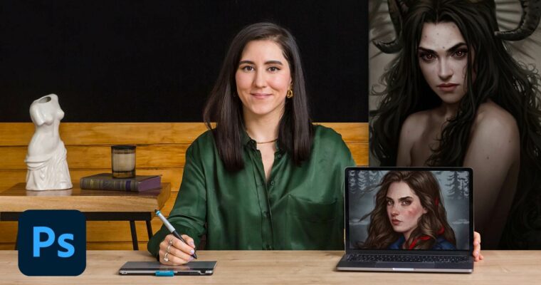 Digital Painting of Characters in Photoshop