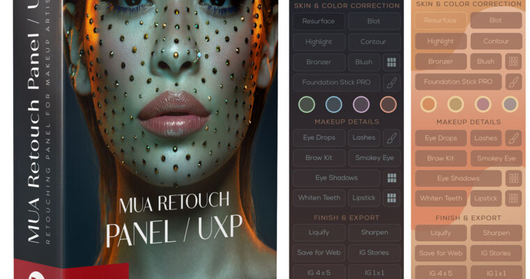 MUA Retouch Panel + Video Tutorial