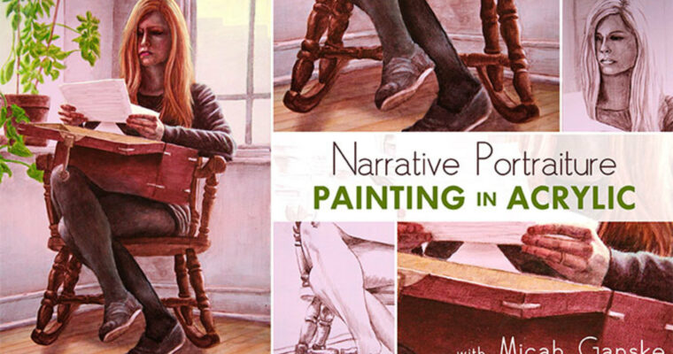 Micah Ganske Narrative Portraiture Painting in Acrylic with Micah Ganske