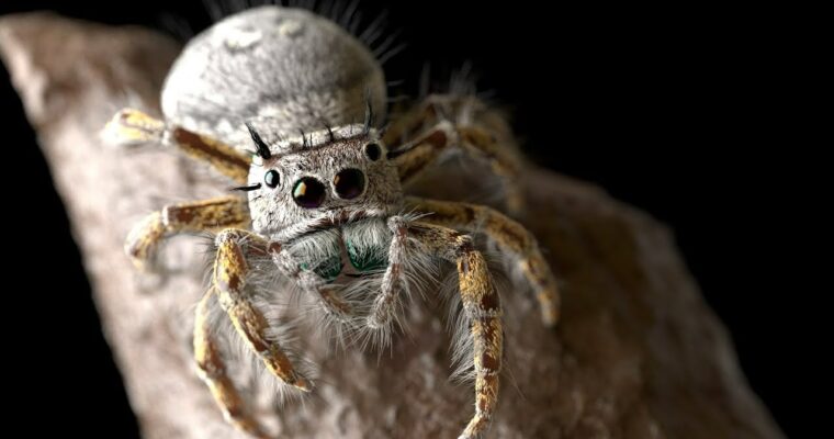 Modeling and Rendering a Realistic Jumping Spider by Eric Keller