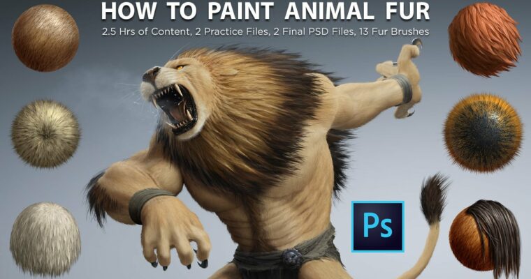 Painting Fur onto a Character by Nate Hallinan (English, Russian)