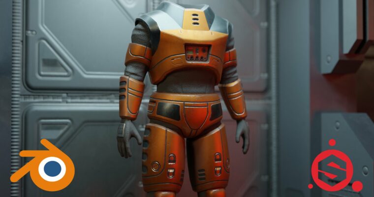 Sci-Fi Character Armor with Blender and Substance Painter by Daniel Kim