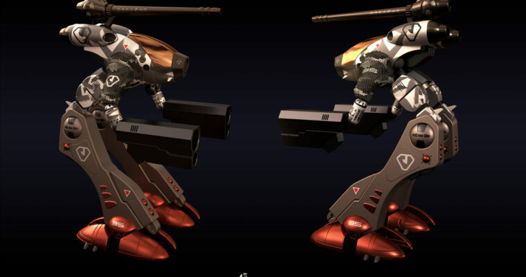 Building a Mecha using Rhino V7 by Alexandre Galin