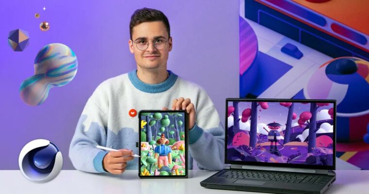 Cinema 4d Bring Playful 3d Illustrations To Life By Mattey (French, Eng sub)