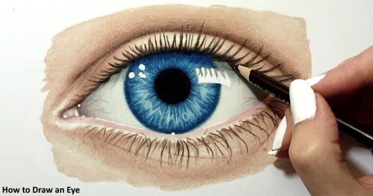 How To Draw Eyes With Colored Pencils by Jasmina Susak