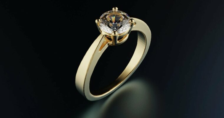 Jewelry Design – Engagement Ring 3D – Rhino – Zbrush – Keyshot by Dusan Popovic