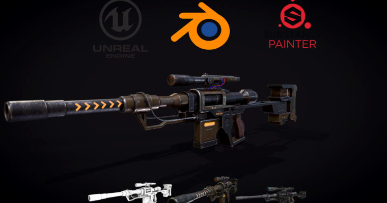 The Ultimate weapon course (Create Sniper in Blender 3.4)