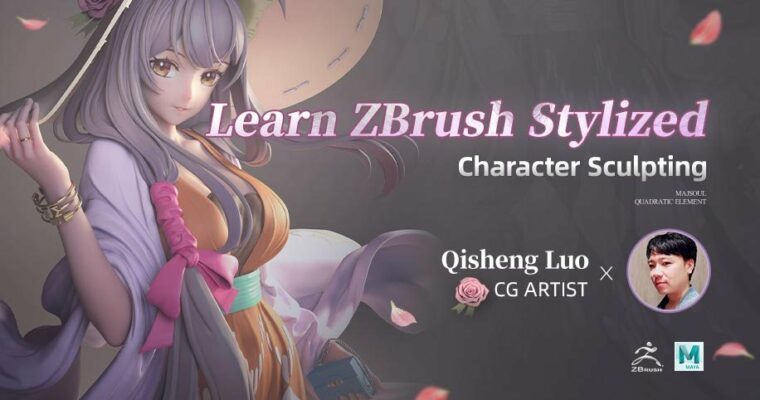 Learn ZBrush Stylized Character Sculpting with Qi Sheng Luo (Chinese, Eng sub)