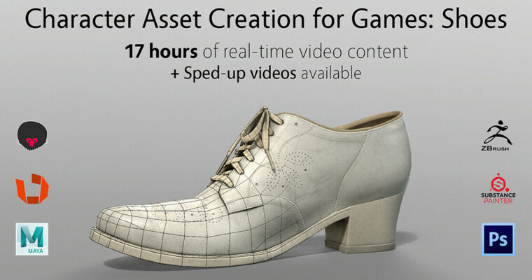 Character Asset Creation for Games – Shoes by Sander Flisijn