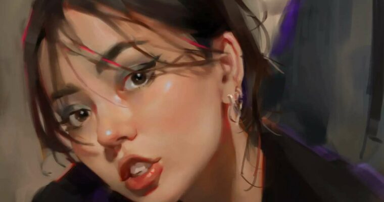 A semi-live-action character drawing that makes use of the personality of an incumbent artist with 100,000 followers by brookskim (Korean, Eng sub)