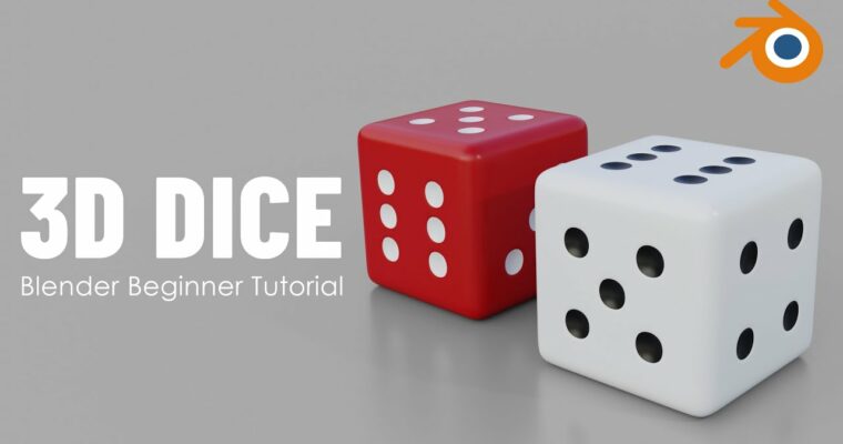 Create 3D Dice in Blender