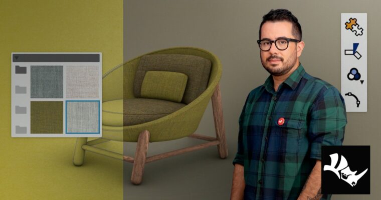 Introduction to Rhinoceros 3D for Furniture Design (Spanish, Eng sub)