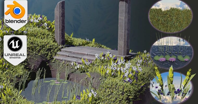 Blender to Unreal Engine 3D Plants and Vegetation by 3D Tudor