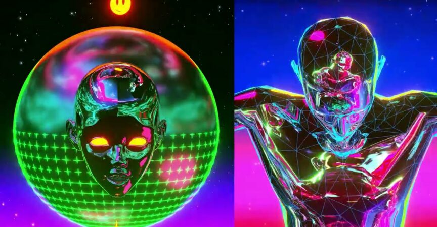 3D Holographic Background  After Effects and C4D Tutorial 