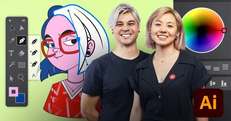 Adobe Illustrator – Vector Illustration from Scratch (PT-BR, Eng sub)