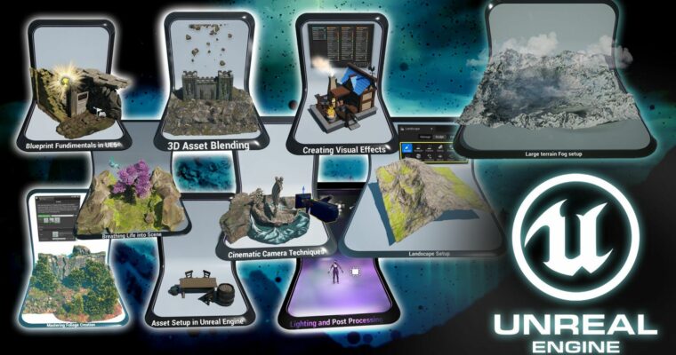 Creating Stunning Environments in UE5 – A Game Artist Bootcamp by 3D Tudor