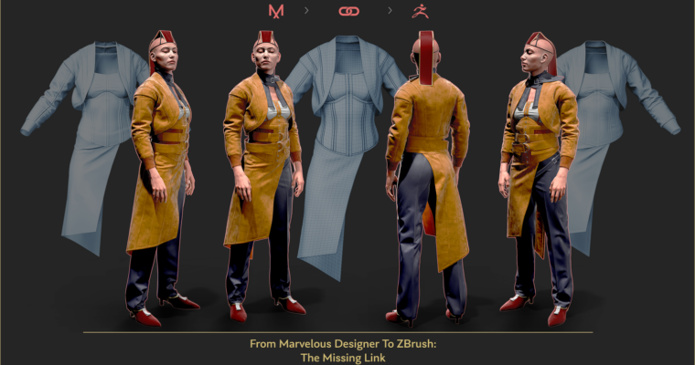 From Marvelous Designer to ZBrush – the Missing Link by Aleksandr Kirilenko