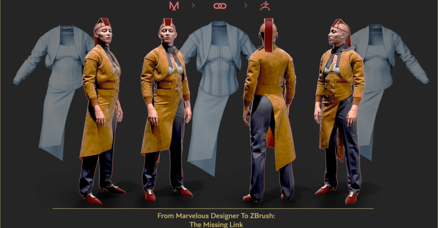 marvelous to zbrush zipper lost