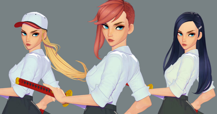 Creating Stylized Hairstyles Using Zbrush by Dan Eder