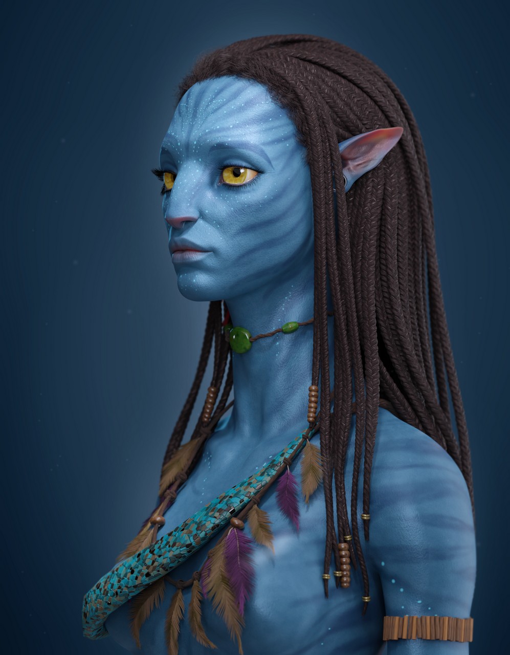 [Gumroad] Avatar Character modeling - Blender - Full videos recorded and resourses by FlyCat