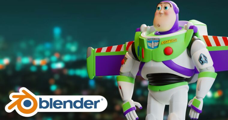 Modeling Buzz Lightyear from Toy Story with Blender!