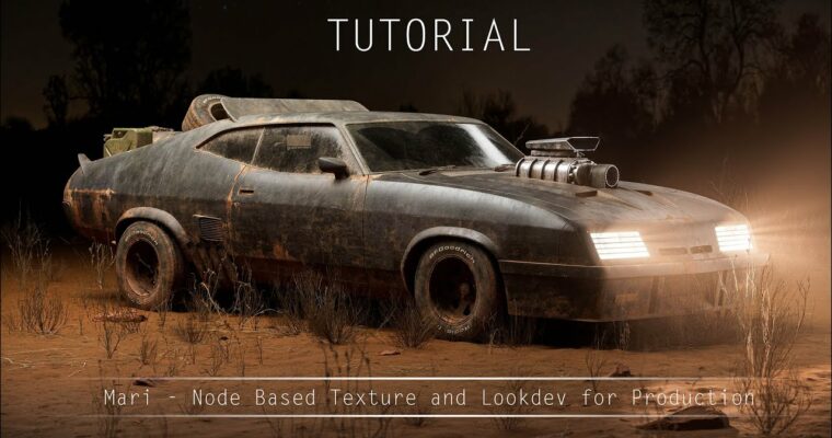 Tutorial Mari – Node Based Texture and Lookdev for production by Tom Newbury