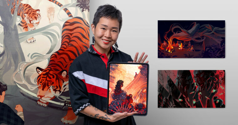 Atmospheric Painting in Procreate – From Concept to Color