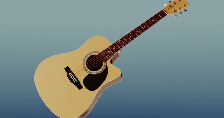 Guitar Animation With Blender 2.9
