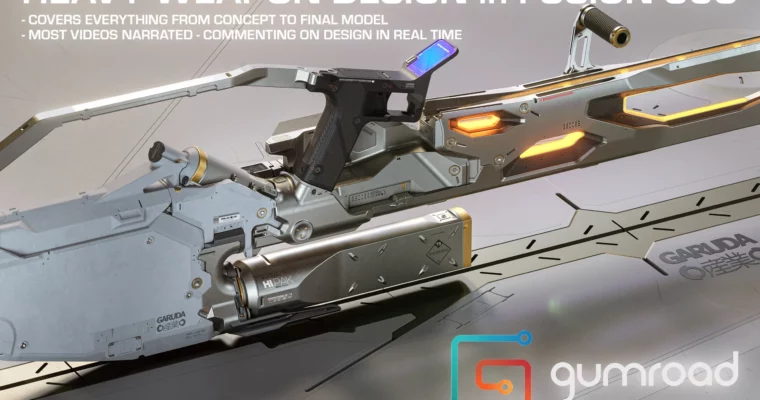 Heavy Weapon Design in Fusion 360 by Alex Senechal