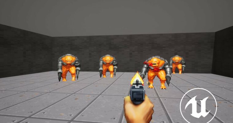 How to Make a Doom Clone in Unreal Engine 5 by Uisco Dev
