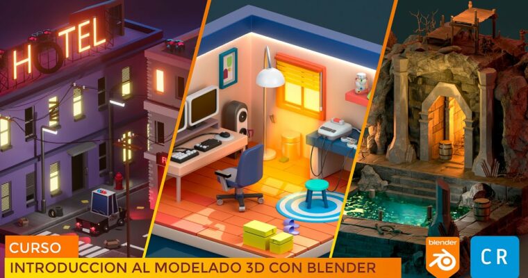Introduction to 3D Modeling in Blender by Cisco Raya (Introduccion al Modelado 3D con Blender por Cisco Raya – Spanish, Eng sub)