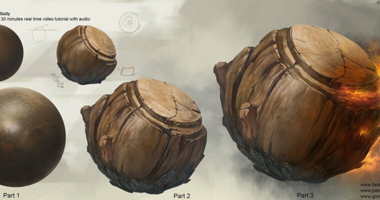 Wood Study by Lu Dongjun (+Russian)