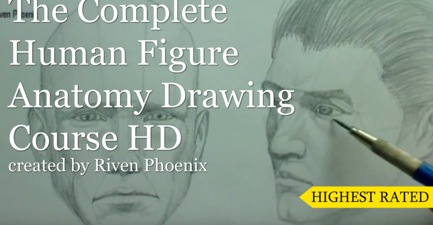 Complete Human Figure Anatomy Drawing Course HD by Riven Phoenix