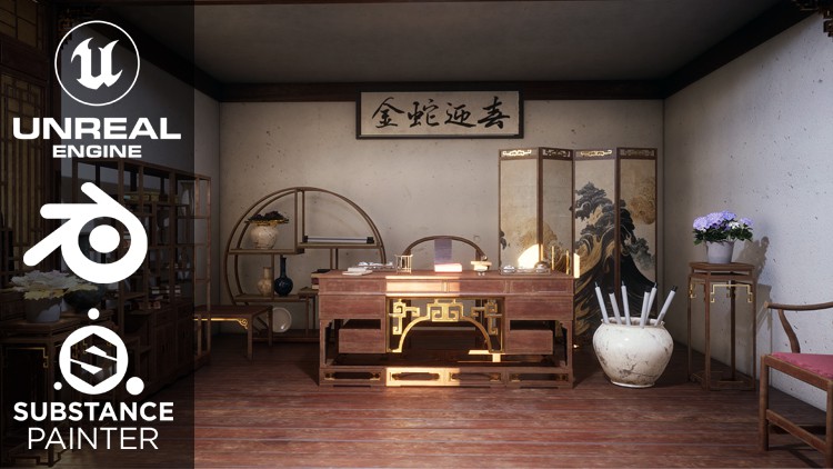 Creating a Traditional Chinese Room Environment in Unreal Engine 5 by ...