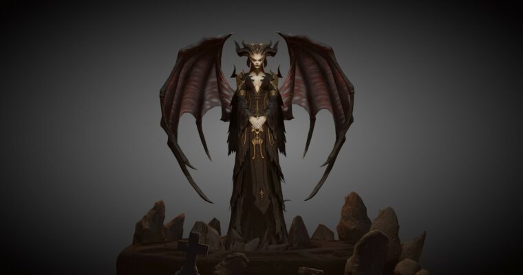 Diablo IV – Lilith Character Modeling – Blender 3.4 (Full process videos & project files) by FlyCat