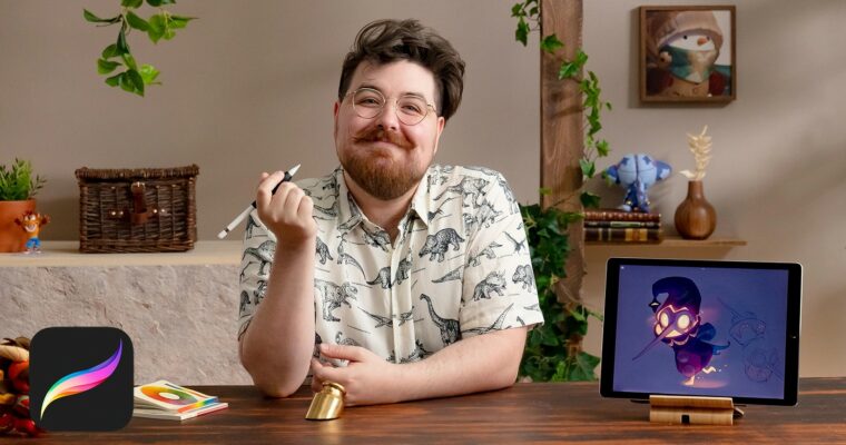 Fantasy Character Design in Procreate