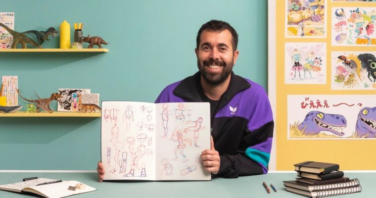 Sketchbook Drawing Techniques for Beginners by Lobón Leal (Spanish, Multisub)