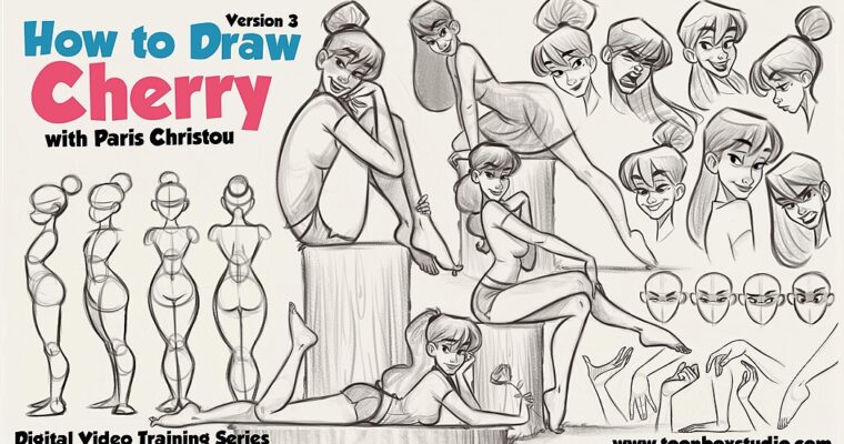 How to Draw Cherry Pin-Up by Paris Christou