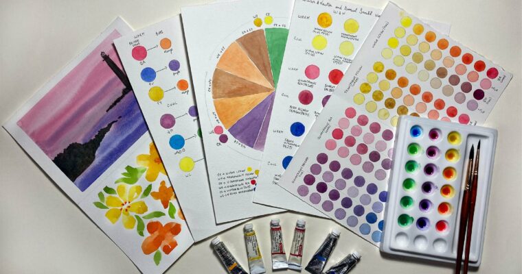 How To Mix Luminous Watercolors by Katia Galante