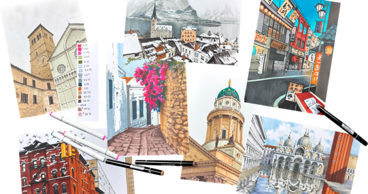 Perspective & Markers by Daria Kutsaeva (Перспектива. Маркеры – Russian, Eng sub)