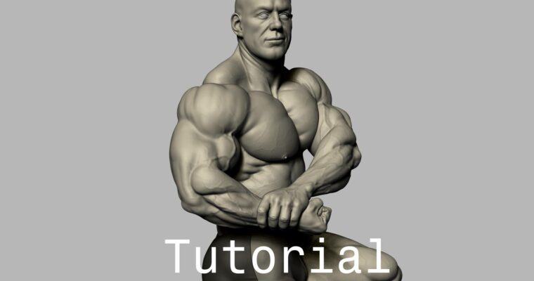 Advance Zbrush Bodybuilder Anatomy Tutorial