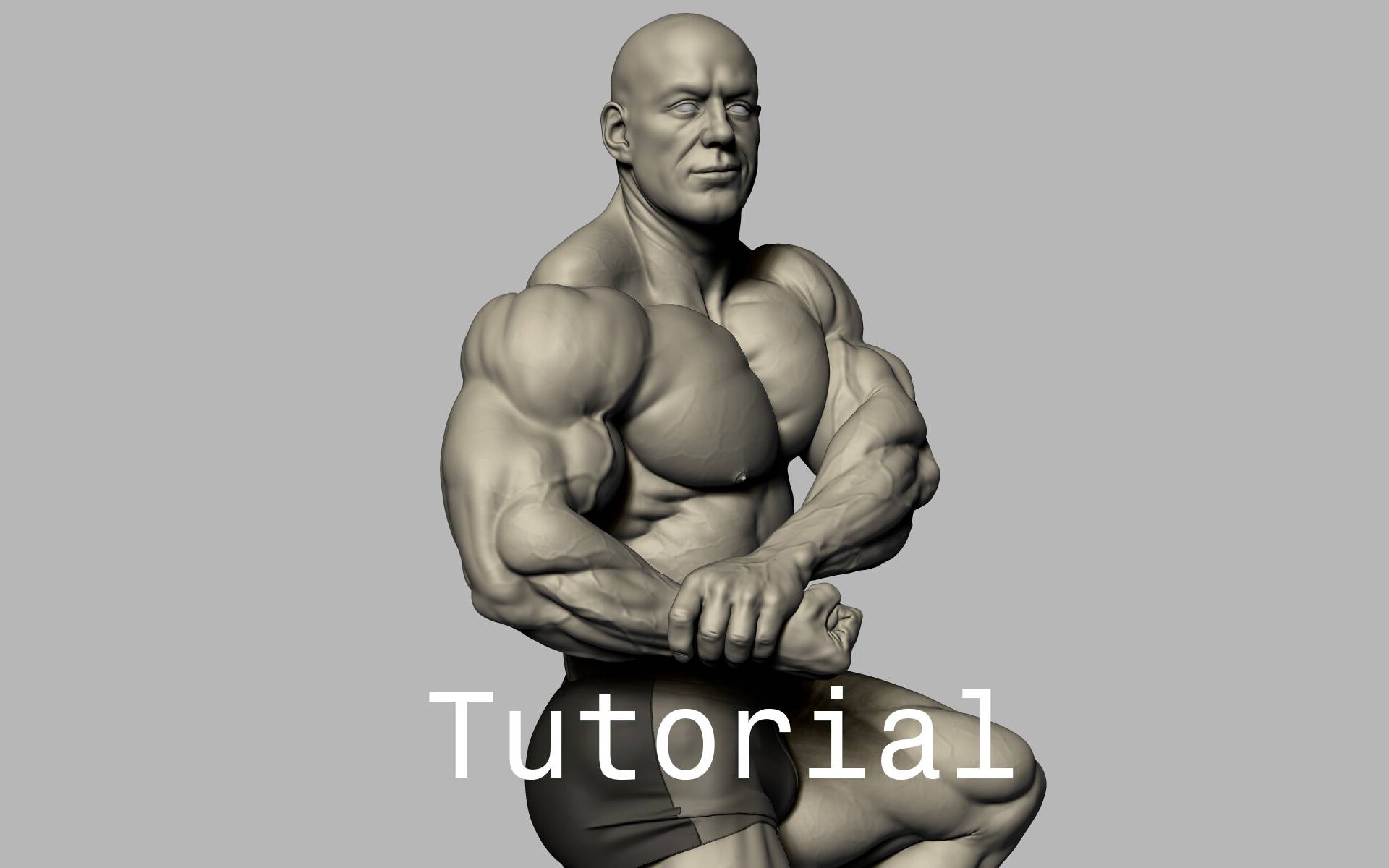 Advance Zbrush Bodybuilder Anatomy Tutorial