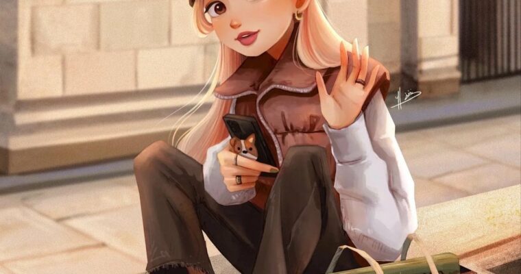 Draw with her personality, an iPad character drawing filled with Hosanna’s vibrancy by Hosanna Arts (Korean, Eng sub)